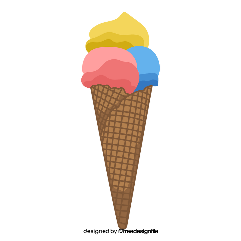 Gelato ice cream clipart