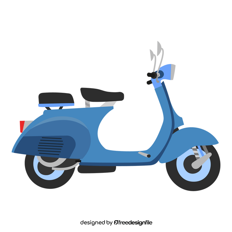 Italian scooter clipart