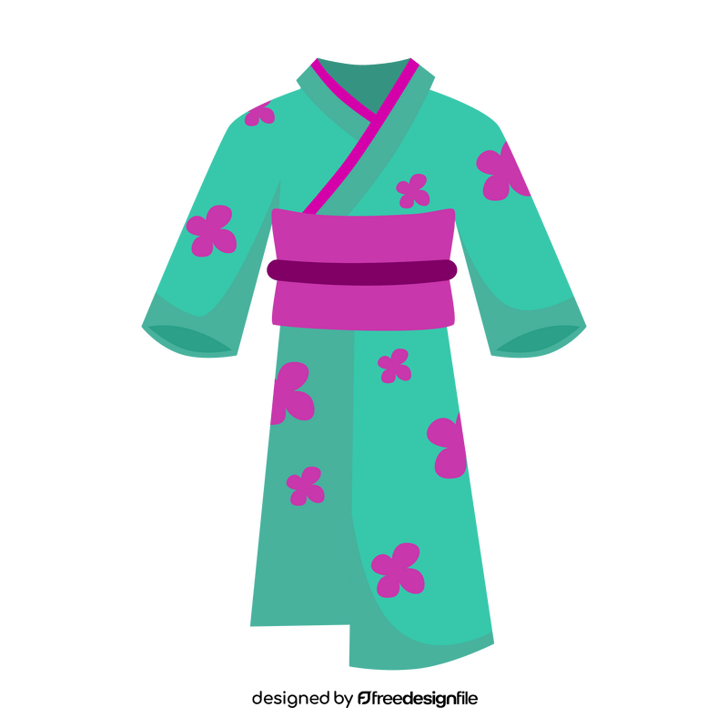 Kimono clipart