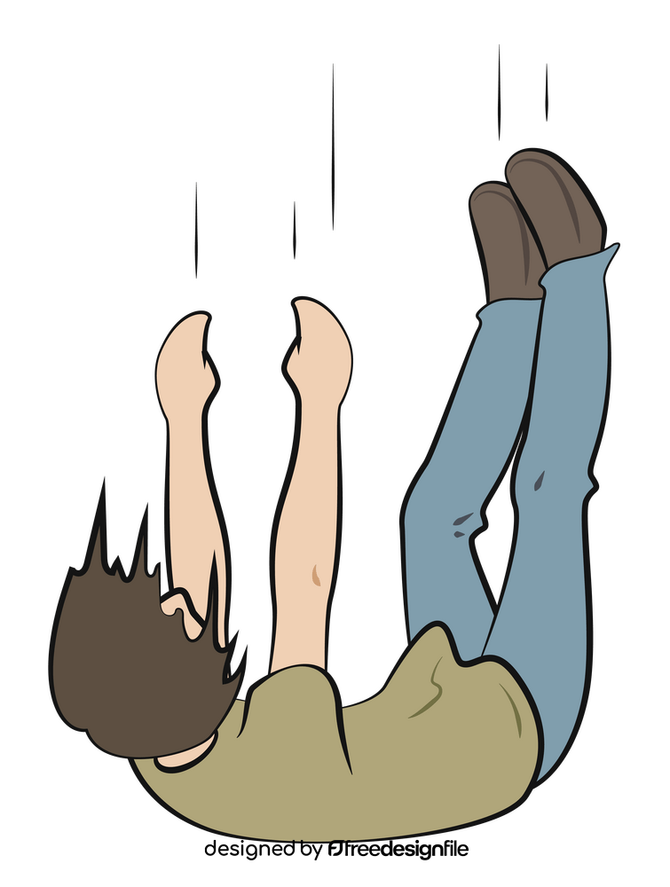 Fall down clipart