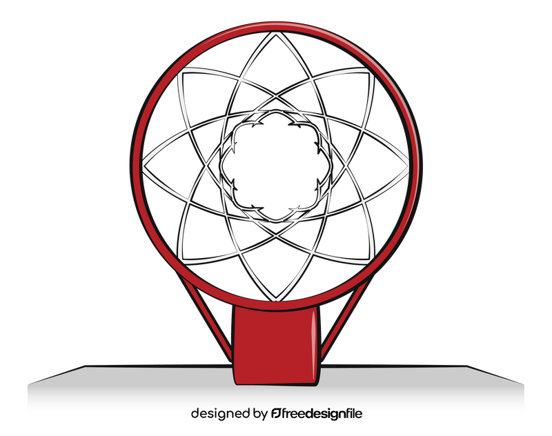 Basketball hoop clipart