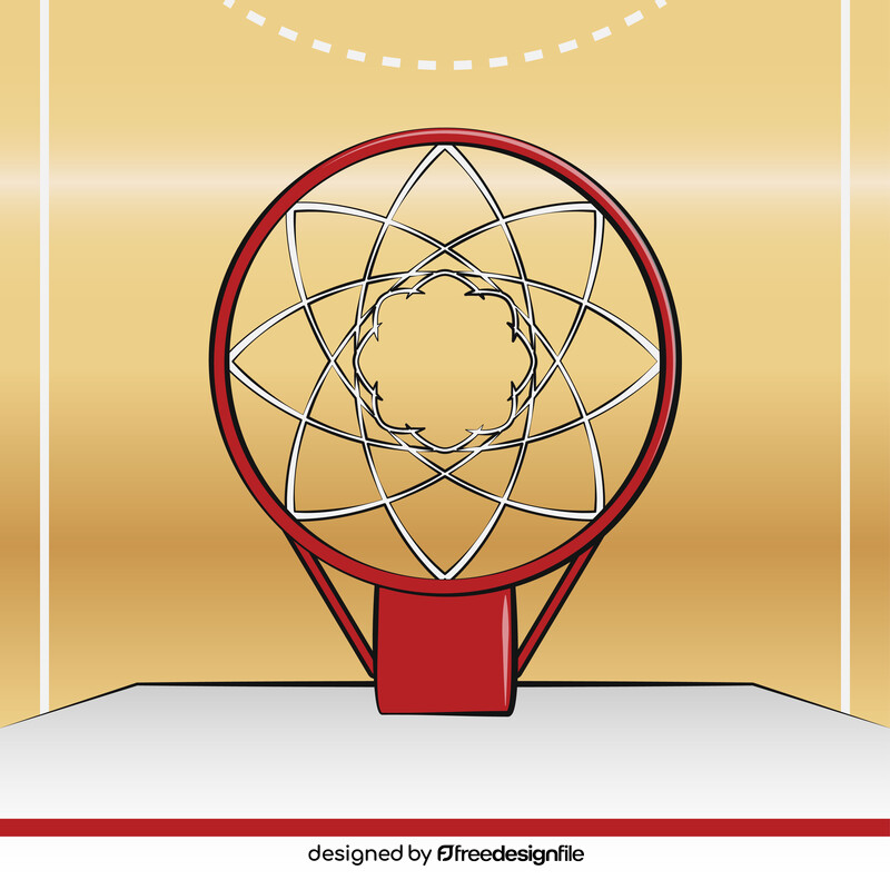 Basketball hoop vector