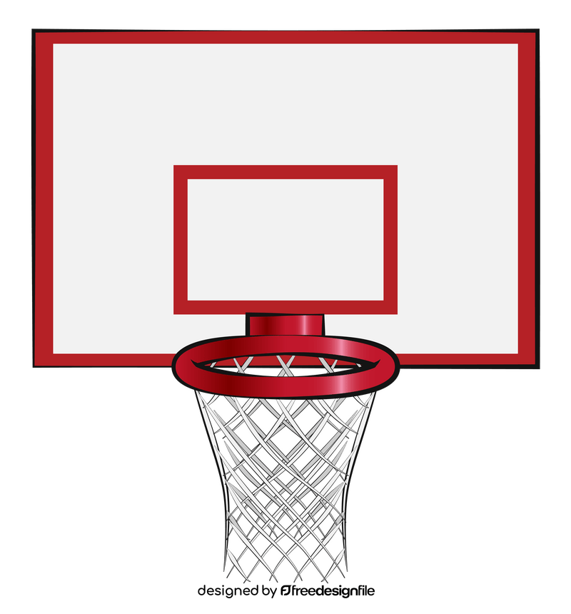 Basketball hoop clipart