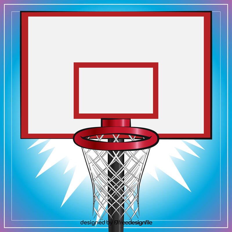 Basketball hoop vector