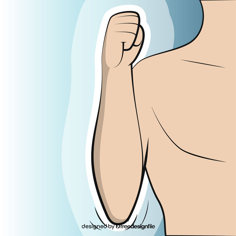 Elbow cartoon clip art vector