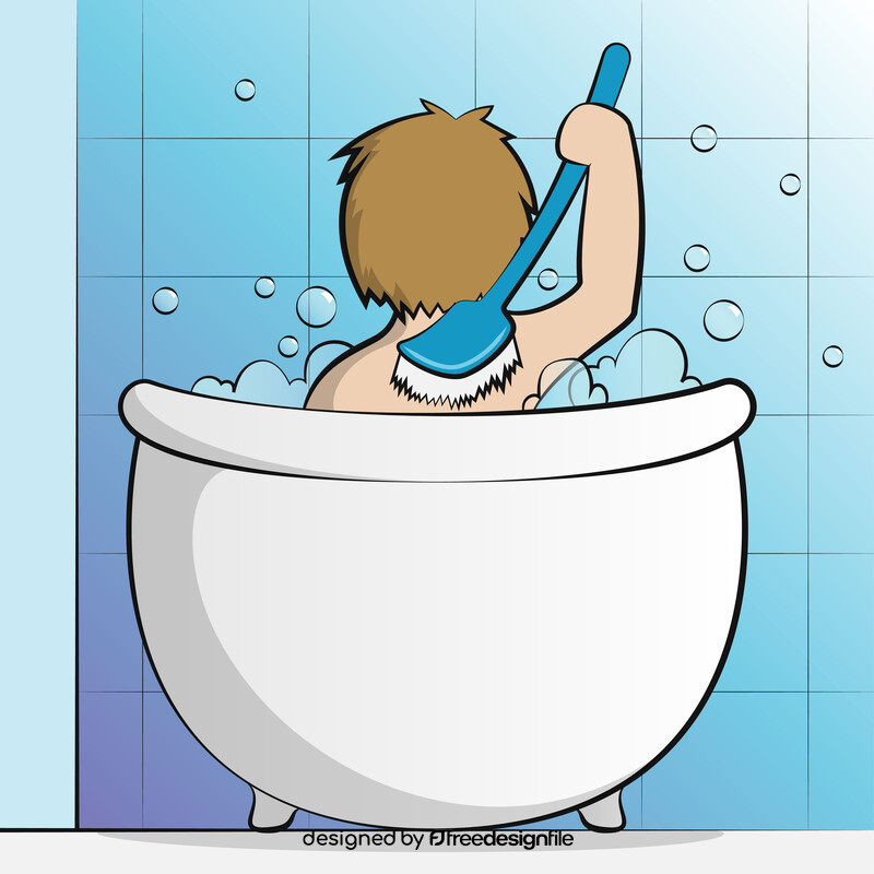 Taking a bath vector