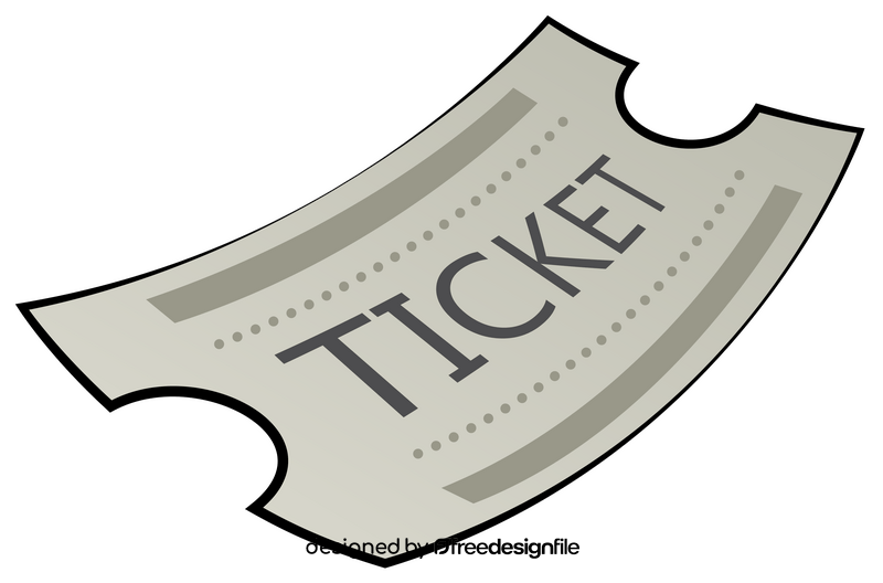 Ticket clipart