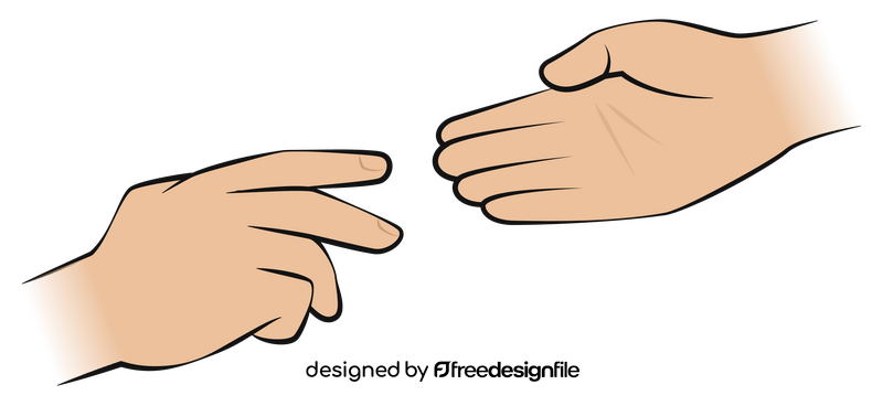 Helping hands clipart