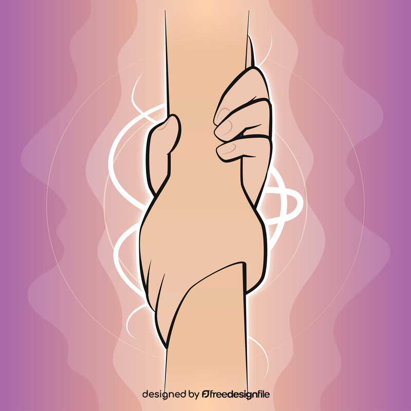 Helping hands vector