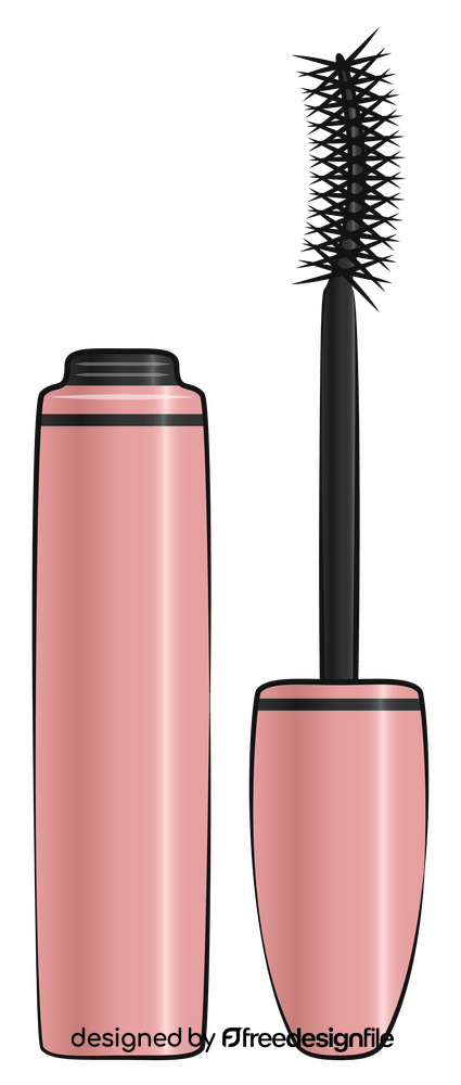 Mascara lipstick clipart