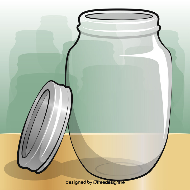 Mason jar vector