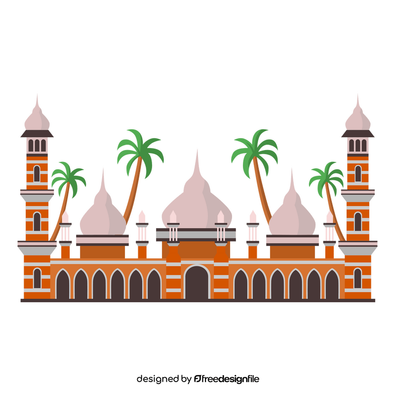 Jamek Mosque clipart