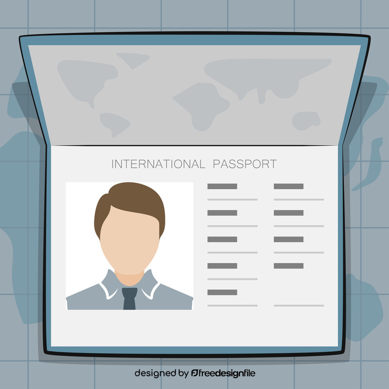 Passport vector