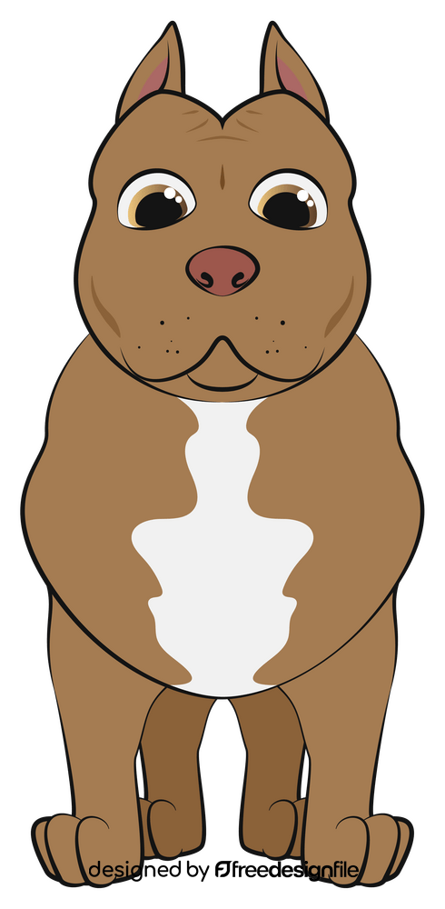 Pitbull clipart