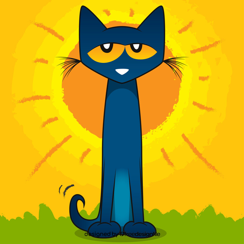 Pete the cat vector