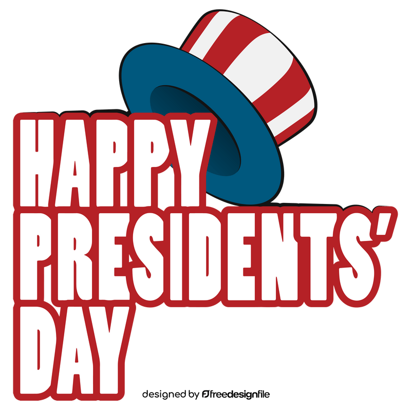 Presidents day cartoon drawing clipart