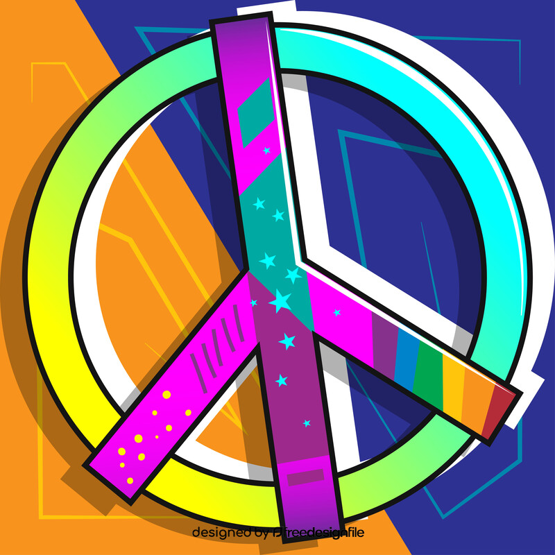 Peace sign vector