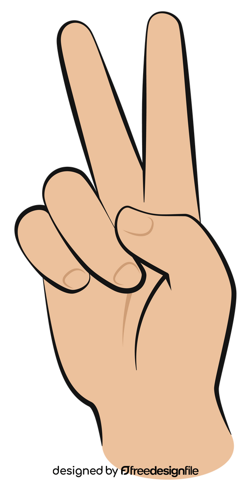 Peace sign clipart