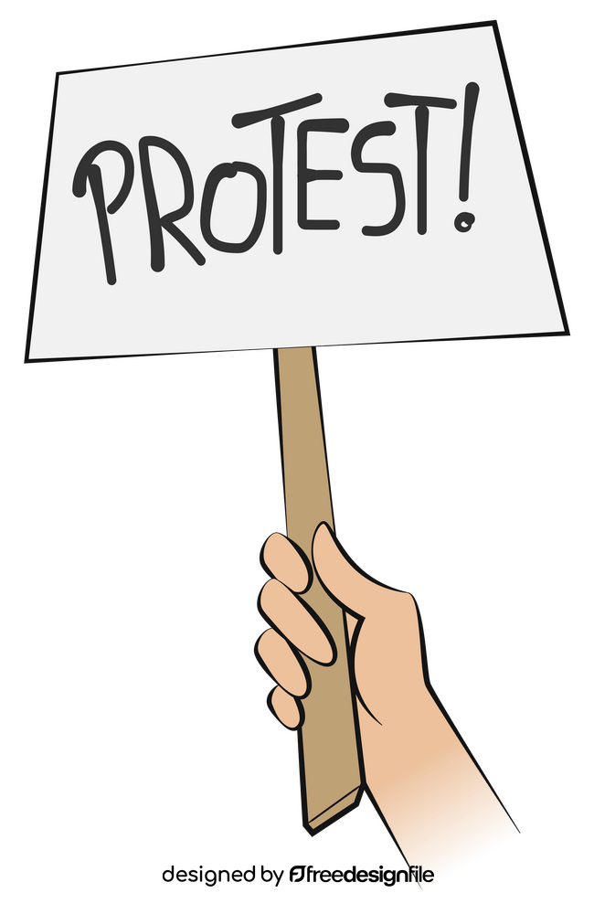 Protest clipart