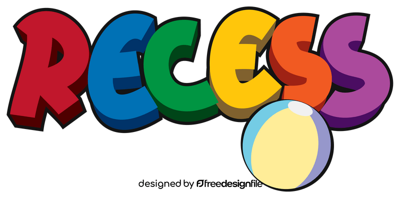 Recess clipart