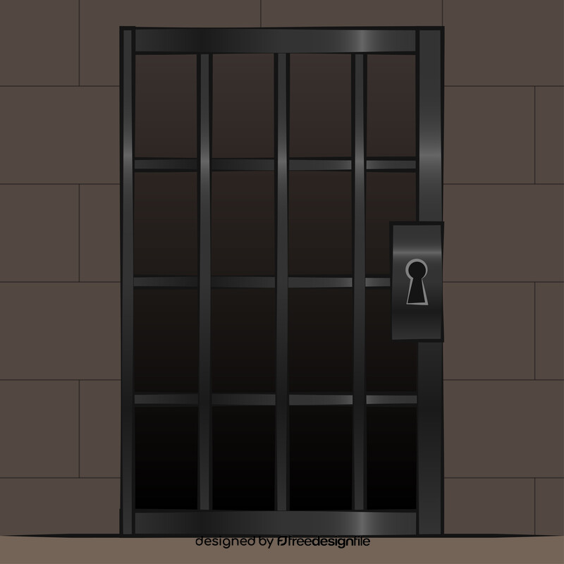 Prison cell vector