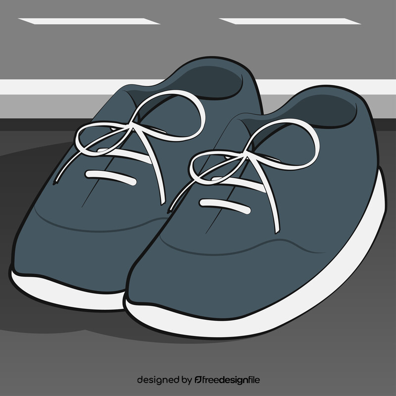 Running shoes vector