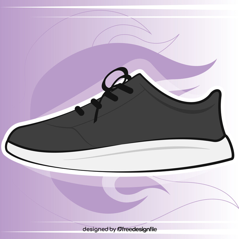 Running shoes vector