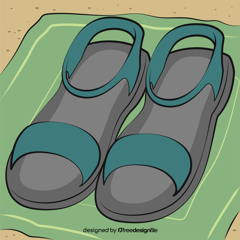 Sandals vector