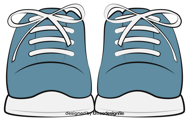 Running shoes clipart