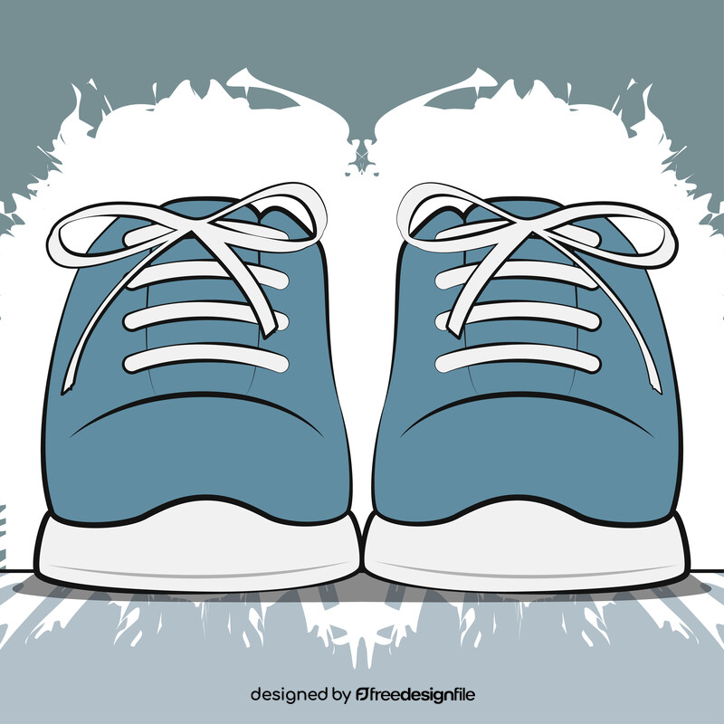 Running shoes vector