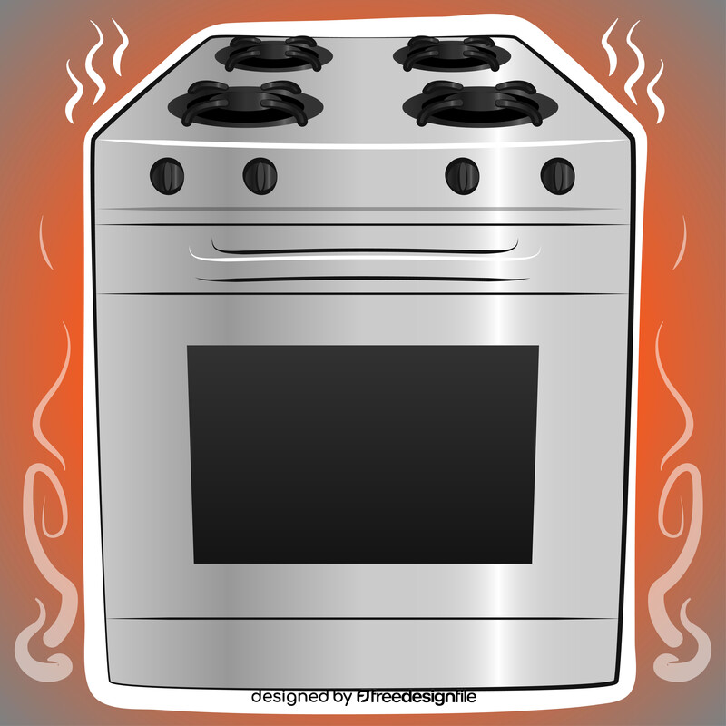 Stove vector