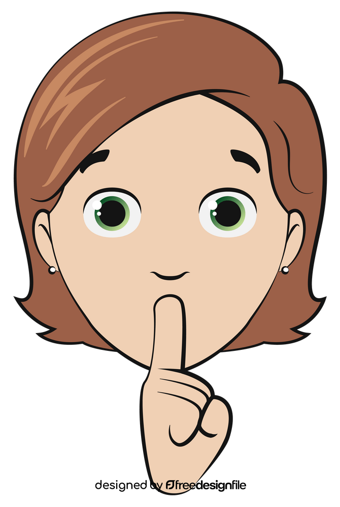 Shhh clipart