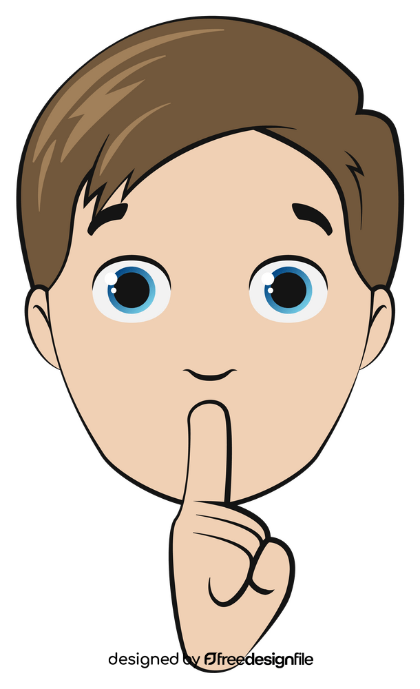 Shhh clipart