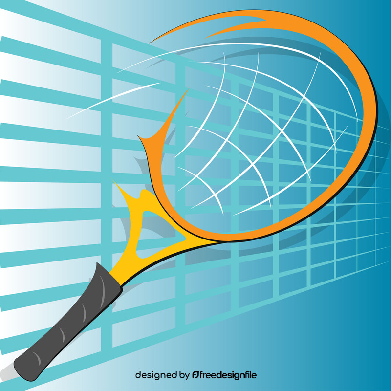 Tennis racket vector