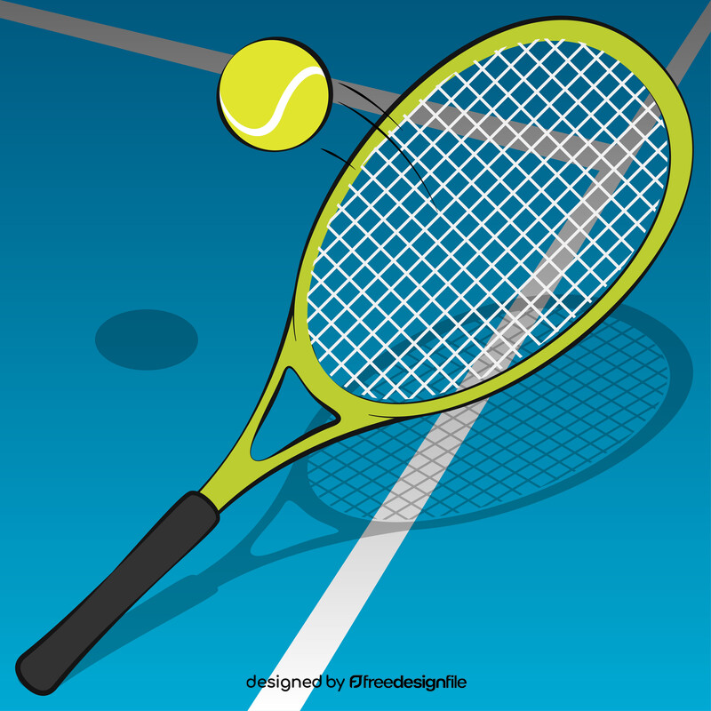 Tennis racket vector