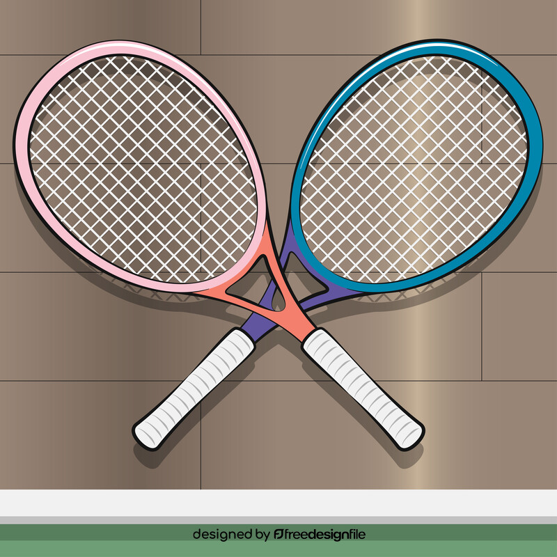 Tennis racket vector