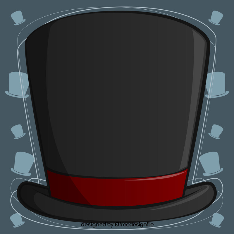 Top hat vector