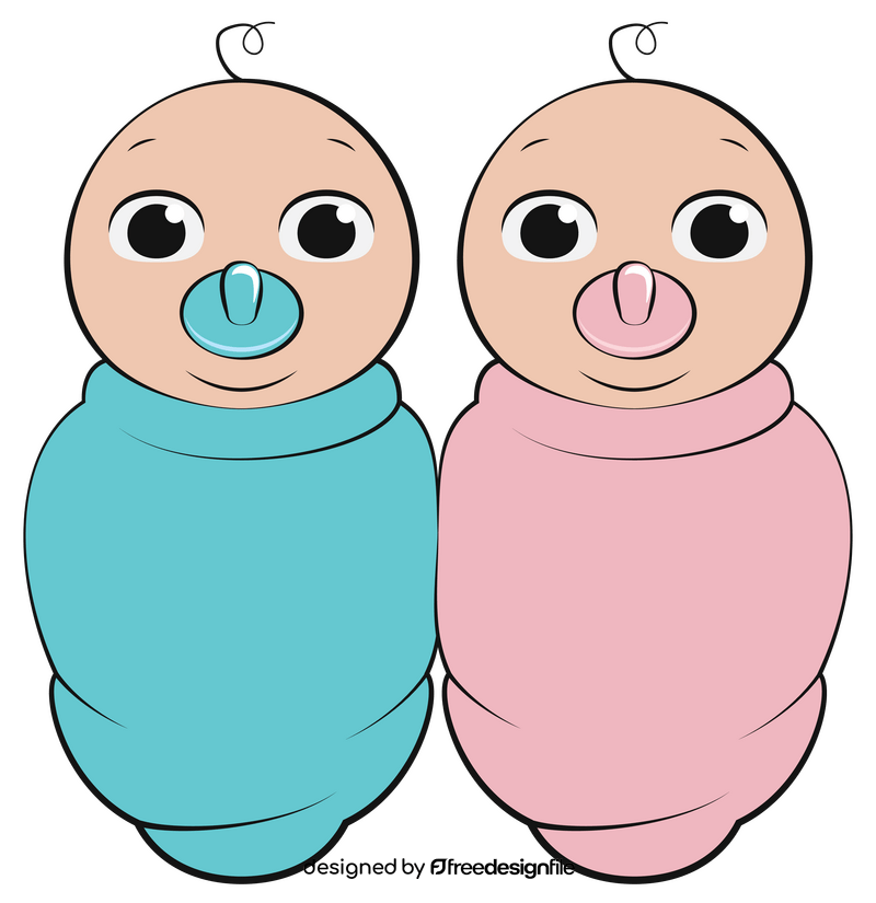 Baby Twins Clipart Free Download