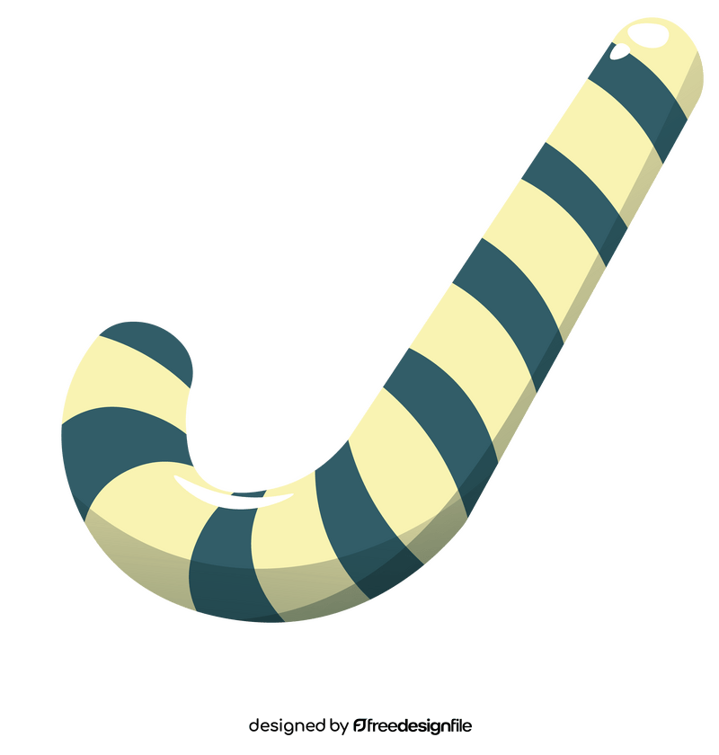 Candy Cane blue clipart