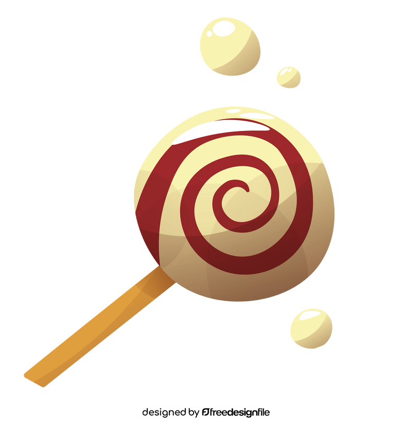 Lollipop candy cane clipart