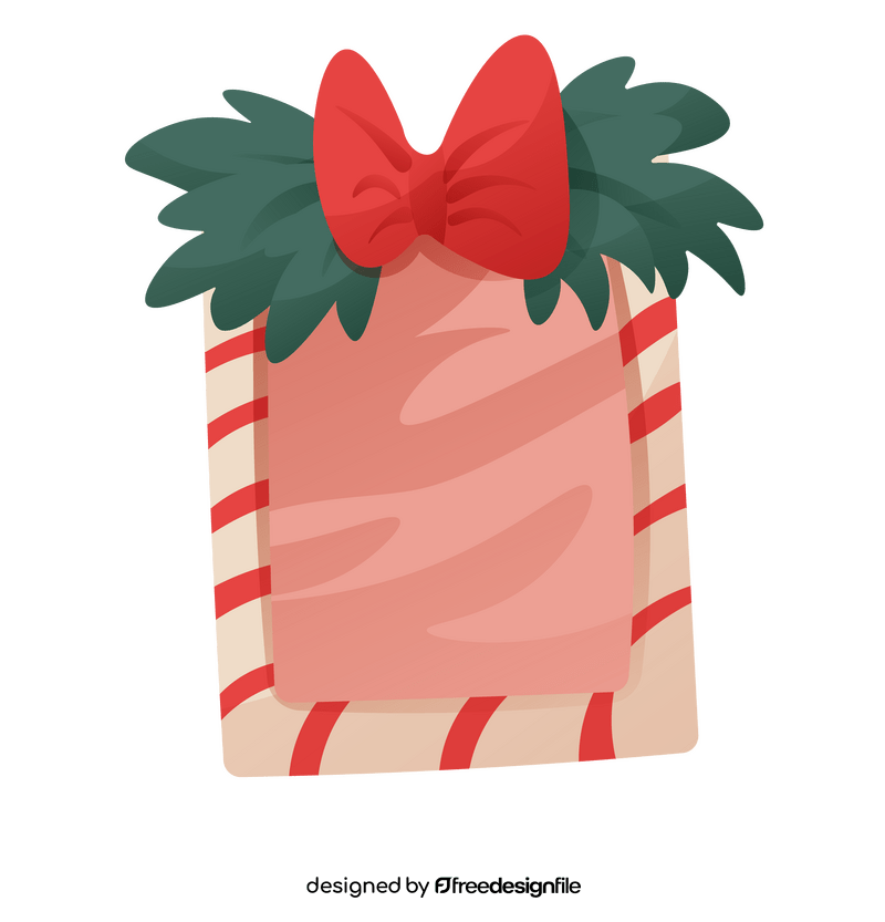 Christmas Card frame clipart