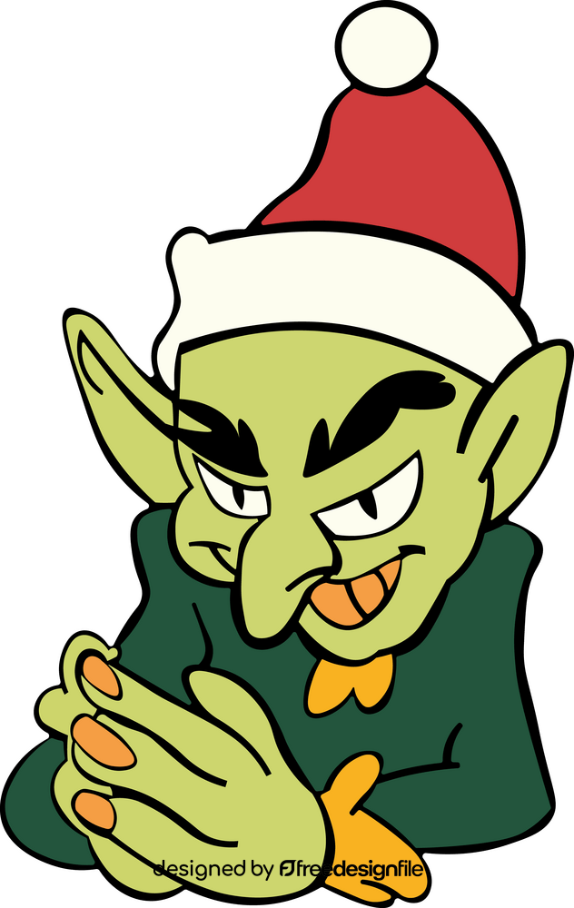 Christmas Elf Goblin clipart