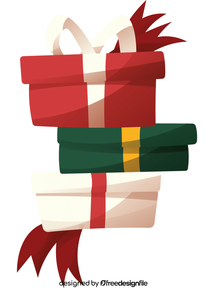 Christmas gifts clipart