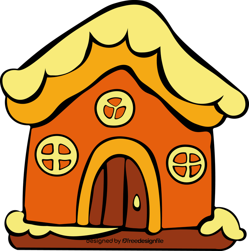 Gingerbread House cartoon clipart