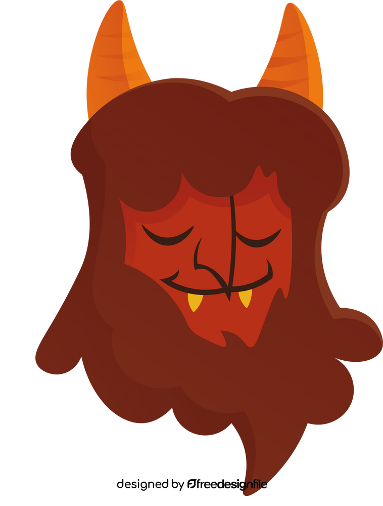 Krampus devil clipart