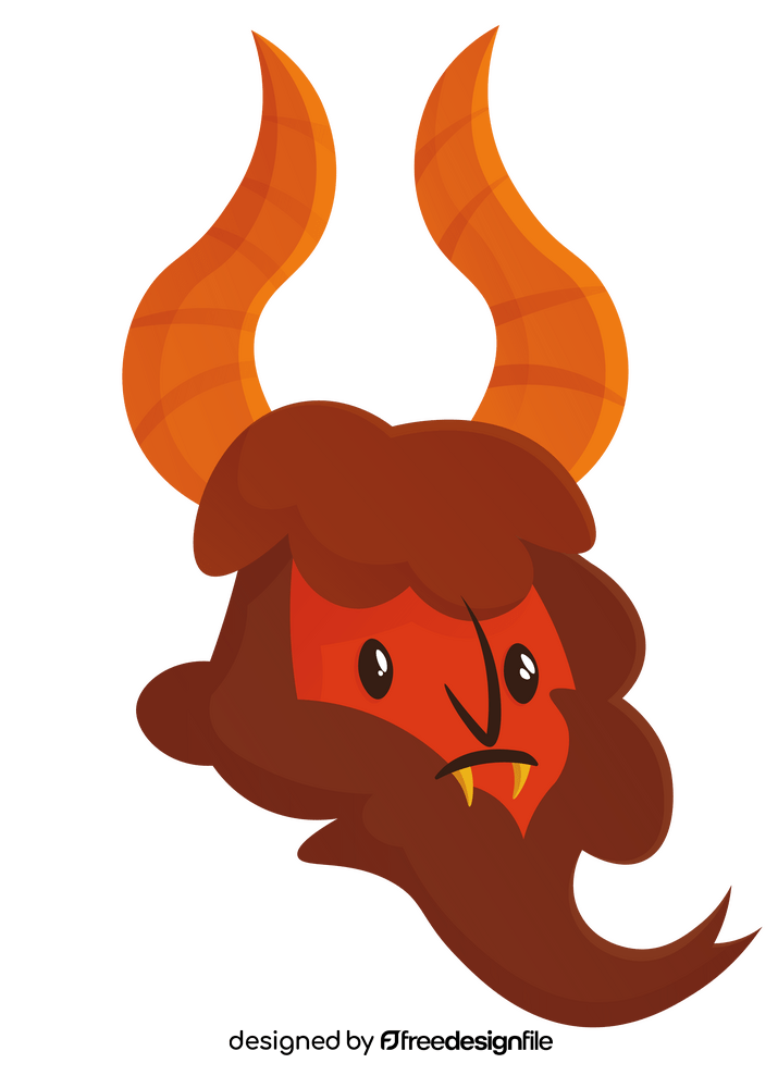 Krampus drawing clipart