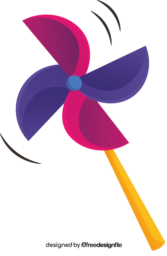 Cute pinwheel clipart