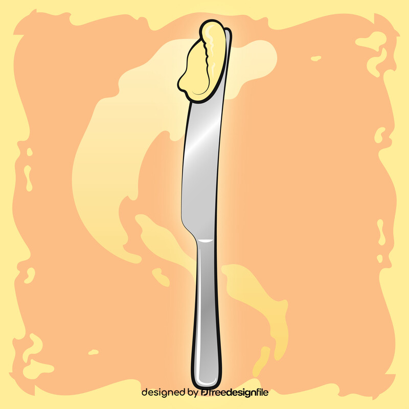 Butter knife vector