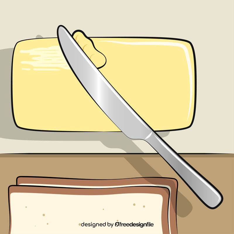 Butter knife vector