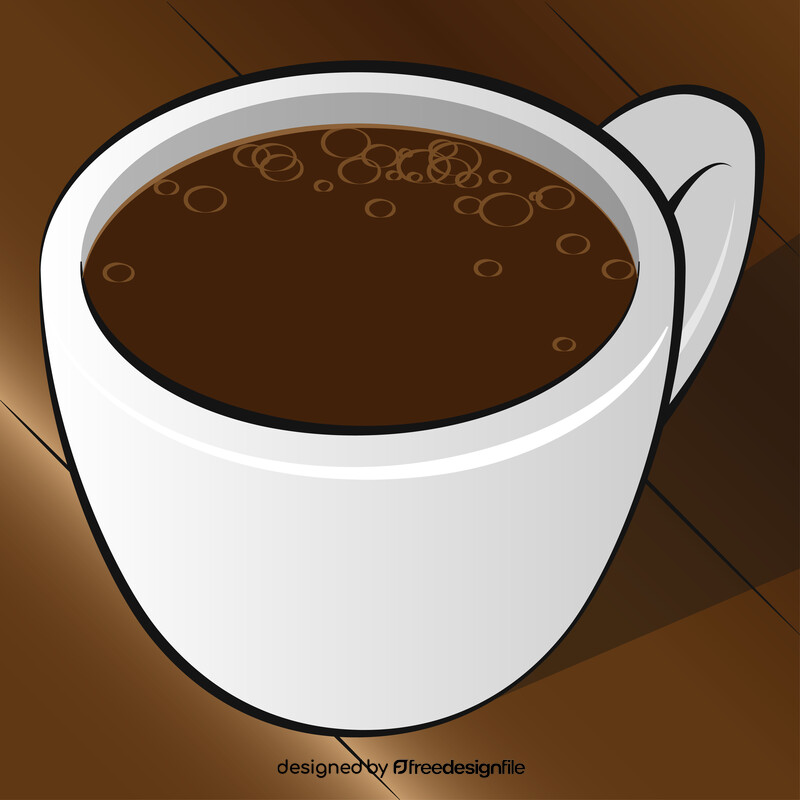 Coffee cup drawing vector